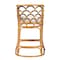 Bali & Pari Veneto Modern Bohemian Light Honey and Dark Brown Rattan Bar Stool 243-13576-ZORO - alternate 2